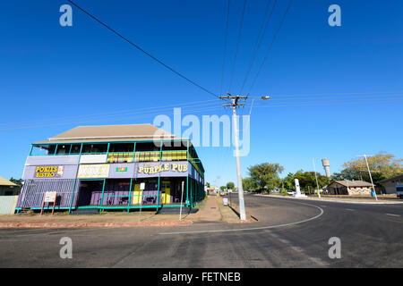 Le Purple Pub, Normanton, golfe de Carpentarie, Queensland, Australie Banque D'Images