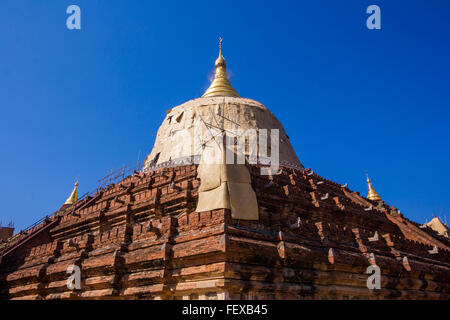Voir d'Dhamayazika Pagoda Temple, Bagan, Myanmar. Banque D'Images