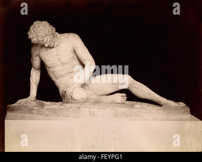 Le Gladiateur mourant statue romaine Banque D'Images