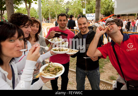 Célébration des légumes. Tudela. Navarre. Espagne Banque D'Images