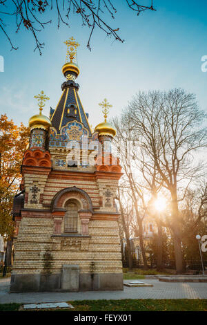 Chapelle-tombeau de Paskevich (années 1870-1889) à Gomel, au Bélarus. Banque D'Images