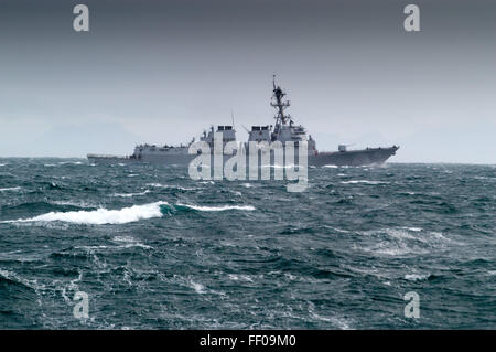 USS Roosevelt destroyer de classe Aerleigh Burke de la marine américaine Banque D'Images