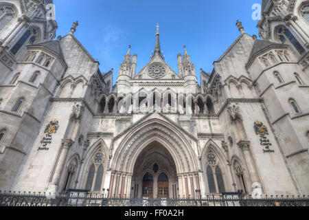 Royal Courts of Justice High Court London Banque D'Images