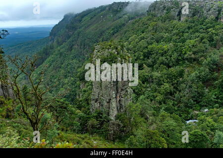 Pinnacle Rock phénomène dans la région de la rivière Blyde, Afrique du Sud Banque D'Images