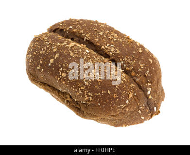 Un des petits rouleaux multi-grain isolé sur un fond blanc. Banque D'Images