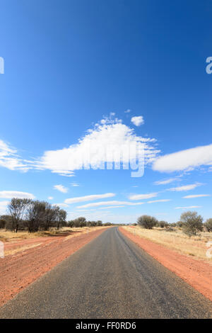 Tanami Road près d'Alice Springs, Territoire du Nord, Australie Banque D'Images