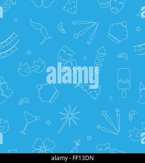 Maison de vacances de carnaval motif transparent des objets Illustration de Vecteur