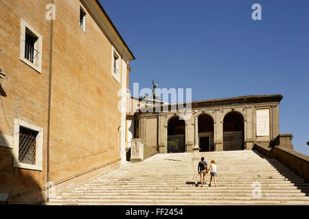 Le Convento Santa Maria in Aracoeli, Rome, Italie. Banque D'Images