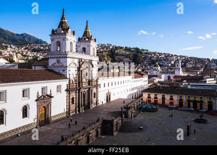 Ville de Quito, le centre historique de Quito ORMd Ville, site du patrimoine mondial de l'UNESCO, WorRMd La province de Pichincha, Equateur, Amérique du Sud Banque D'Images