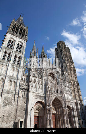 CathedraRM Notre-Dame, Rouen, Normandie, France, Europe Banque D'Images