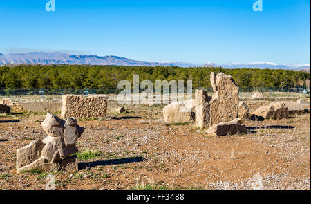 Ruines de Persépolis, capitale de l'Empire achéménide Banque D'Images