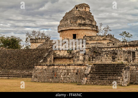 Observatoire maya Chichen Itza au Mexique Banque D'Images