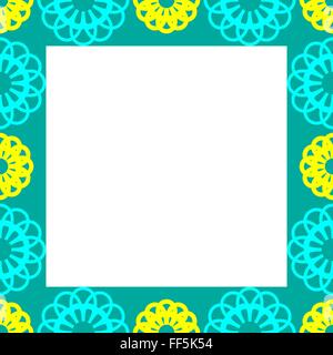 Hand drawn doodle art frame. Illustration de Vecteur