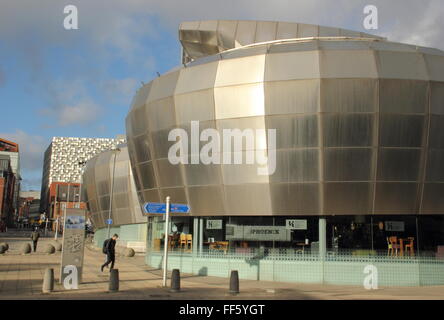 Les moyeux, Sheffield Hallam University Students' Union Building dans le centre-ville de Sheffield, South Yorkshire, UK- 2016 Banque D'Images