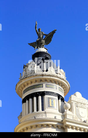 Union européenne et de l'édifice 1926 Phoenix, architecte Benjamin Gutierrez Prieto, Plaza Tendillas, Cordoue, Espagne Banque D'Images