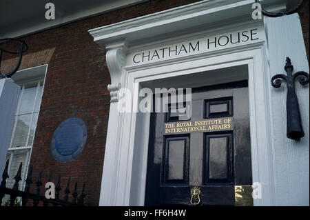 Chatham House, siège de l'Institut Royal des Affaires Internationales Banque D'Images