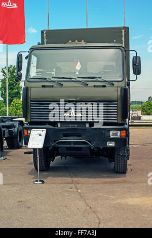 5e exposition militaire biélorusse MILEX 2009 - mai 2009. Châssis du camion MAZ 530905. Banque D'Images