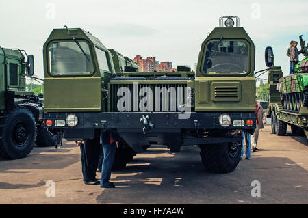 5e exposition militaire biélorusse MILEX 2009 - mai 2009. MZKT 79221 châssis de camion. Banque D'Images