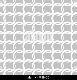 Gris transparent avec motif cercles interlcoking, bagues Illustration de Vecteur