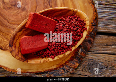 Assaisonnement à l'achiote à partir de graines de rocou populaires au Mexique pour mariner Banque D'Images