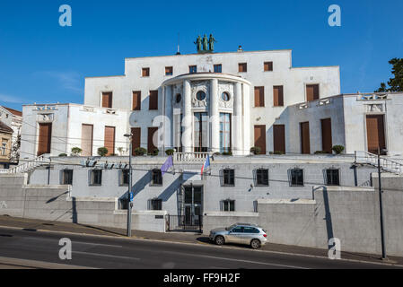 Bâtiment de l'Ambassade française à Pariska Street dans la ville de Belgrade, Serbie Banque D'Images