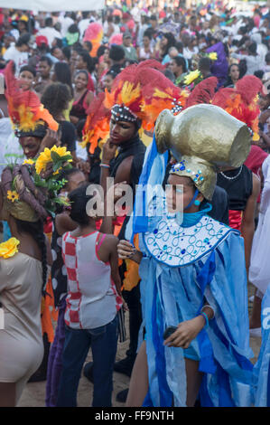 Carnaval à Las Terrenas, République Dominicaine Banque D'Images