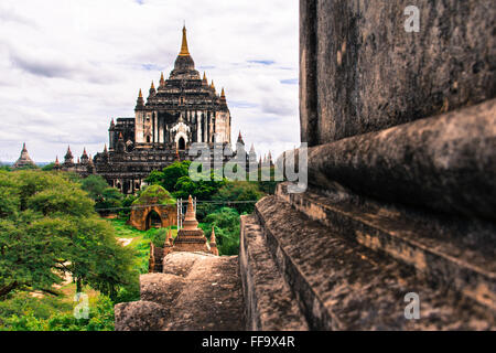 Thatbyinnyu Temple de Bagan. Myanmar Banque D'Images