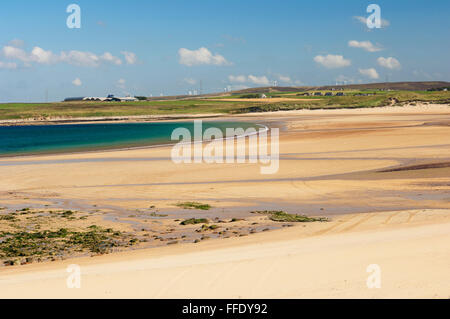 Sandside Bay, Caithness, en Écosse. Banque D'Images