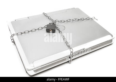 Un coffre cadenassé Banque D'Images