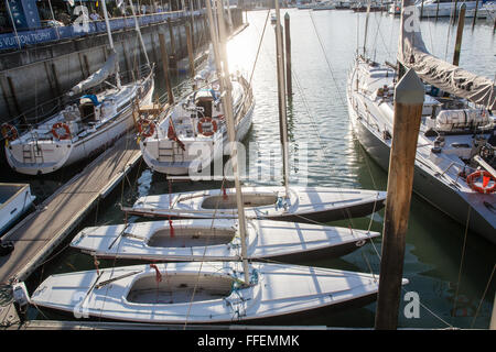 Au Viaduct Basin Marina Harbour,Auckland, Nouvelle-Zélande Banque D'Images