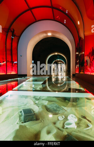 Musée de la forteresse de Brest, en Biélorussie. C'est l'un des plus importants monuments de la SECONDE GUERRE MONDIALE soviétique commémorant la résistance soviétique contre l'e Banque D'Images