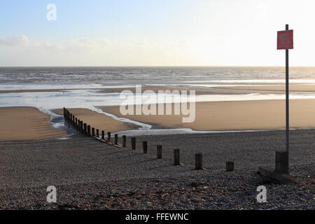 Seascape Hastings, East Sussex, Angleterre, RU, FR Banque D'Images