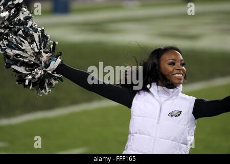 Football et état SH Pop Warner Nat' assister à la NFC East champions Div 26 Déc 2015 vs Redskins Eagles de Philadelphie de jeu Banque D'Images