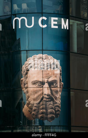 Marseille, France - 30 juin 2015 : MUCEM, Musée des civilisations de l'Europe et de la Méditerranée. Banque D'Images