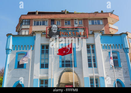 Iskender kebab restaurant, Besiktas, Istanbul, Turquie Banque D'Images