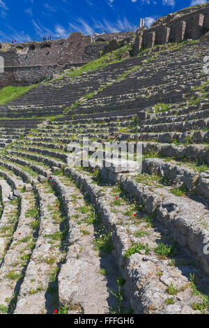 Théâtre de Pergame, Bergama, Province d'Izmir, Turquie Banque D'Images