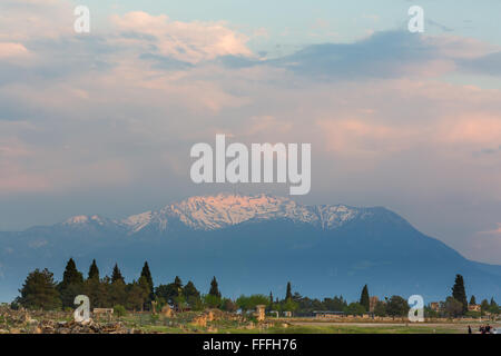 Province de Denizli Pamukkale, Turquie, Banque D'Images