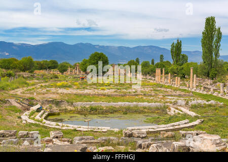 Ruines de l'antique Aphrodisias, Aydin Province, Turquie Banque D'Images