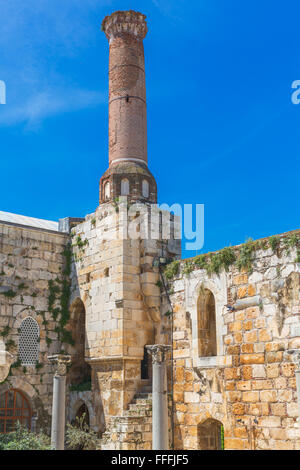 La mosquée Isa Bey, Ephèse, Selcuk, Izmir, Turquie Province Banque D'Images