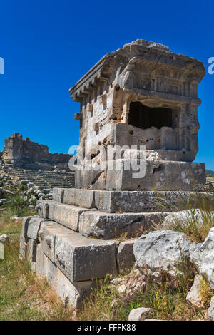 Ruines de l'antique Xanthos, Antalya Province, Turkey Banque D'Images