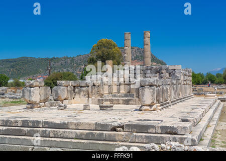 Ruines de l'antique Letoon, Antalya Province, Turkey Banque D'Images