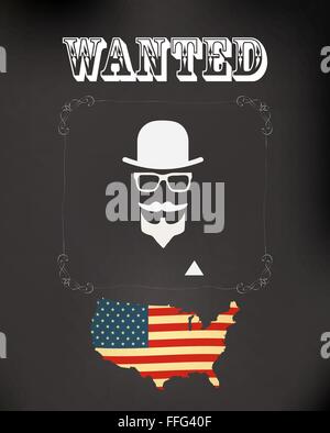 Avis de recherche vecteur Illustration de Vecteur