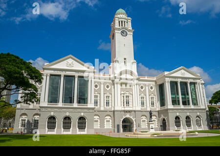 Victoria Theatre et salle de Concert, Singapour Banque D'Images