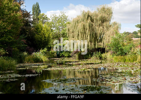 Jardin de Claude Monet giverny departement eure france europe Banque D'Images