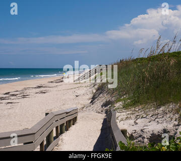 Les plages de Comté de Brevard en Floride à Melbourne Beach. Banque D'Images