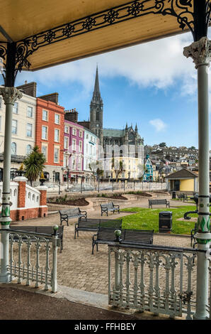 Parc de parade White Star Line au port de Cobh, Cork, Irlande Banque D'Images