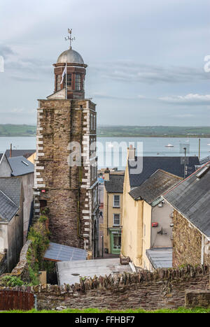 Tour historique de l'horloge de Youghal, Irlande Banque D'Images