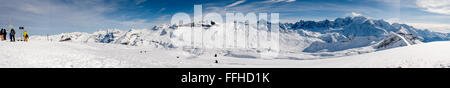 Station de ski de Flaine Grand Massif, Alpes Banque D'Images