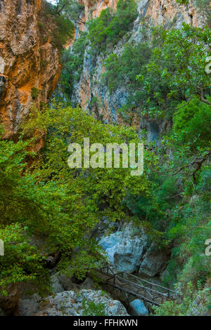 Spanien, Kreta, Agios Antonios-Schlucht bei Karines südlich von Rethymnon. Banque D'Images