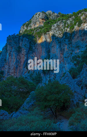 Spanien, Kreta, Agios Antonios-Schlucht bei Karines südlich von Rethymnon. Banque D'Images